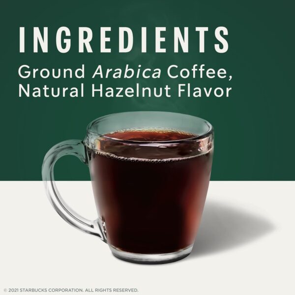 Starbucks Hazelnut Flavored Coffee K-Cup Pods - Image 6