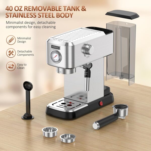 Cercisu Espresso Machine: Barista-Quality Coffee at Home - Image 5