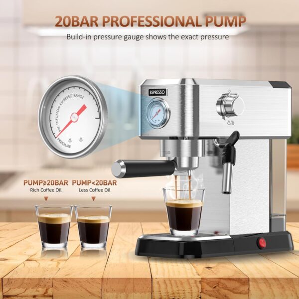 Cercisu Espresso Machine: Barista-Quality Coffee at Home - Image 2