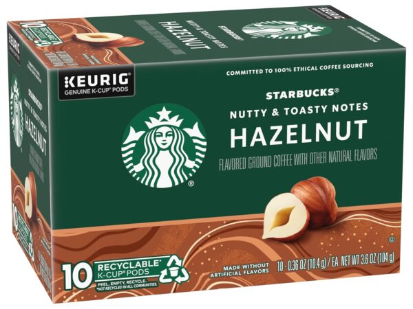 Starbucks Hazelnut Flavored Coffee K-Cup Pods - Image 3