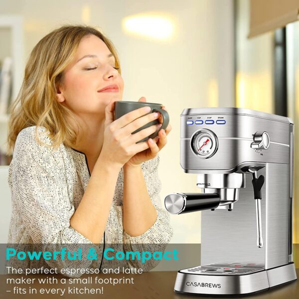 CASABREWS Professional Espresso/Cappuccino Machine - Image 8