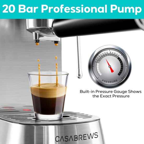 CASABREWS Professional Espresso/Cappuccino Machine - Image 2