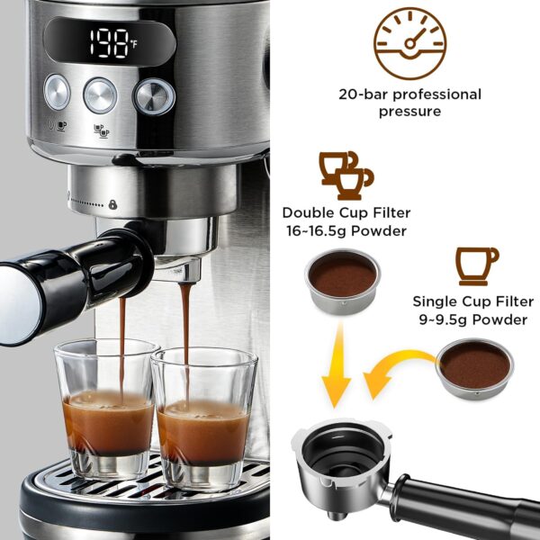 Neretva Espresso Machine 20 Bar - Image 3