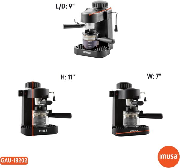IMUSA USA Espresso/Cappuccino Maker - Image 7